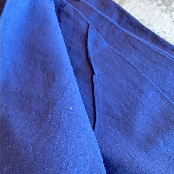 Vibrant Blue Cotton Blend Fabric 5 1/4 yards - Picture 3 of 4